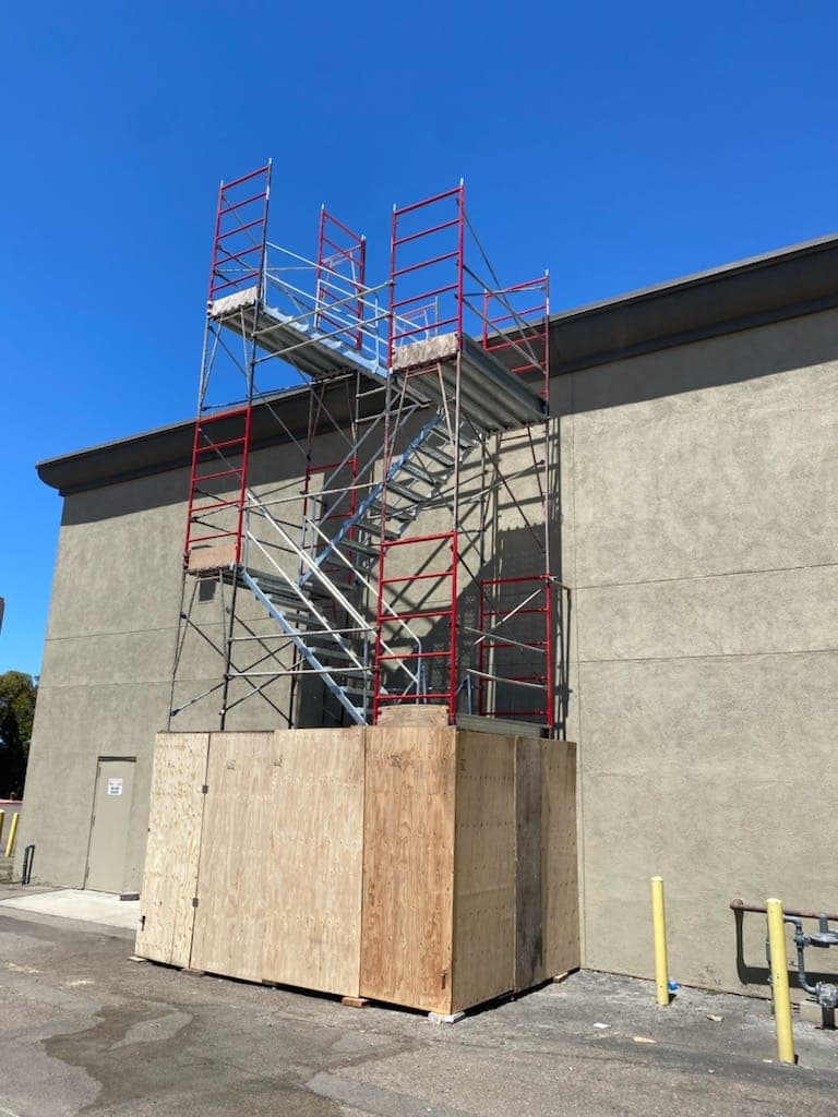 Our Stair Tower Solutions scaffolding project 1 by Duty Scaffold Inc.
